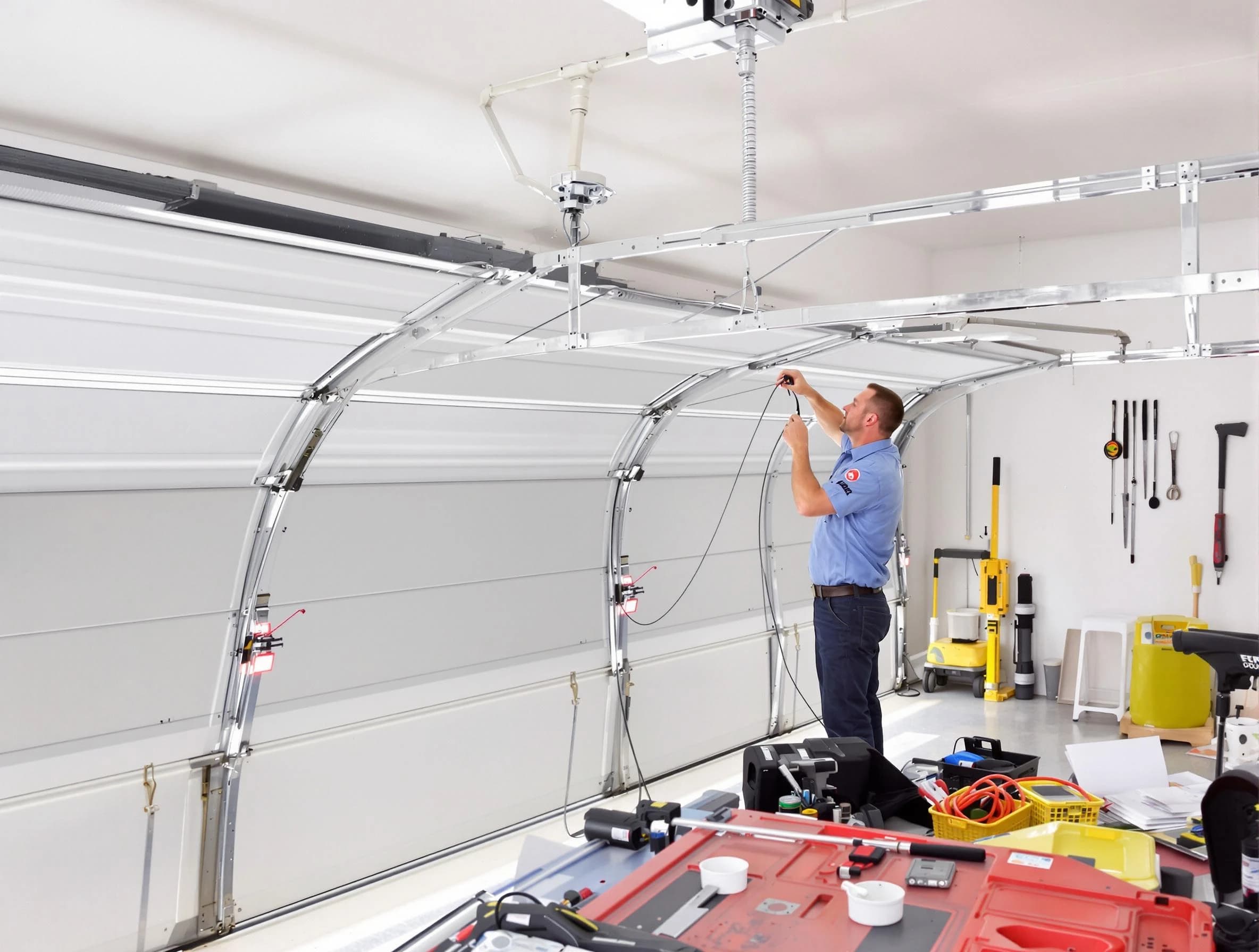 Garage door cable repair service by Pinson Garage Door Repair in Pinson
