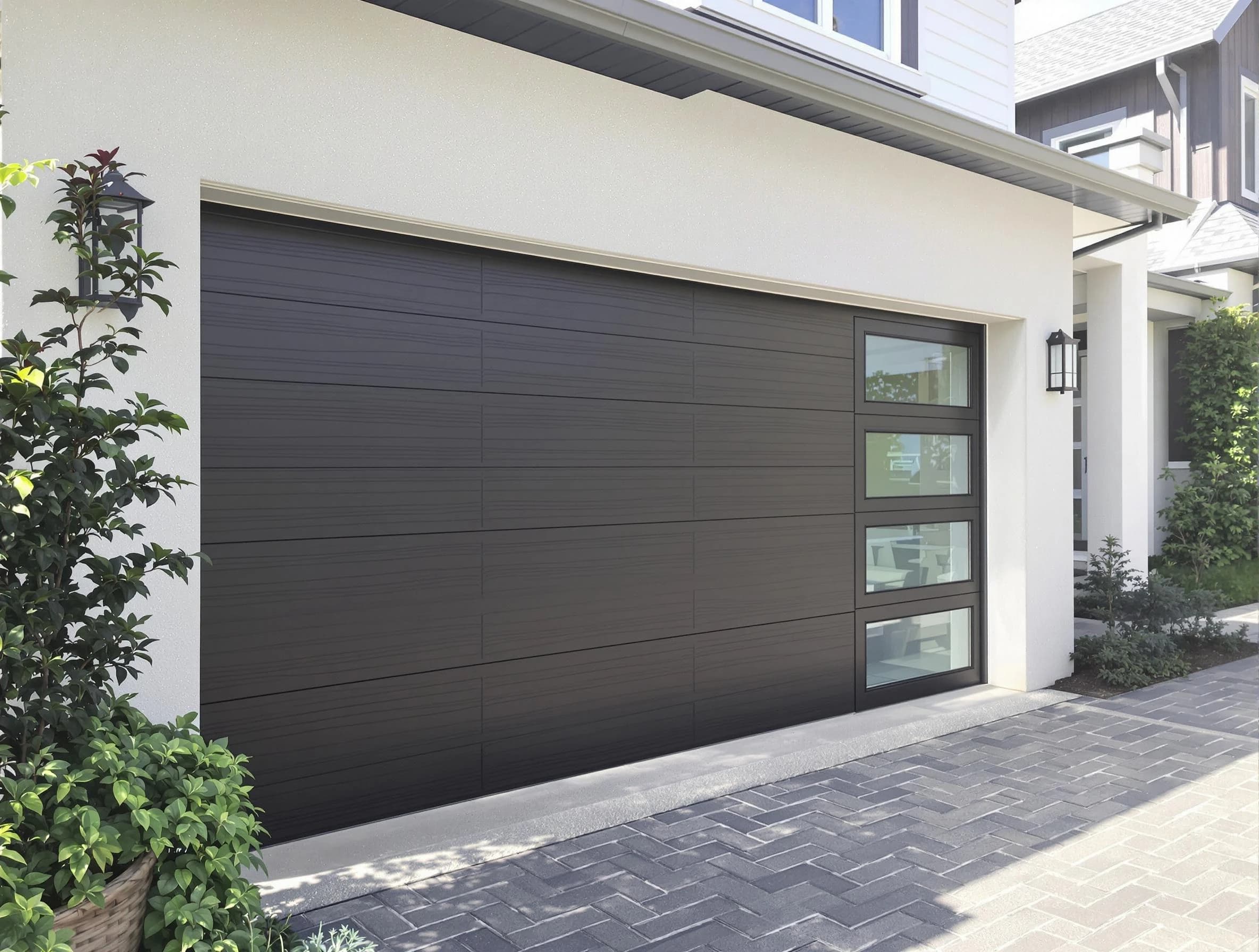 Custom garage door installation by Pinson Garage Door Repair in Pinson