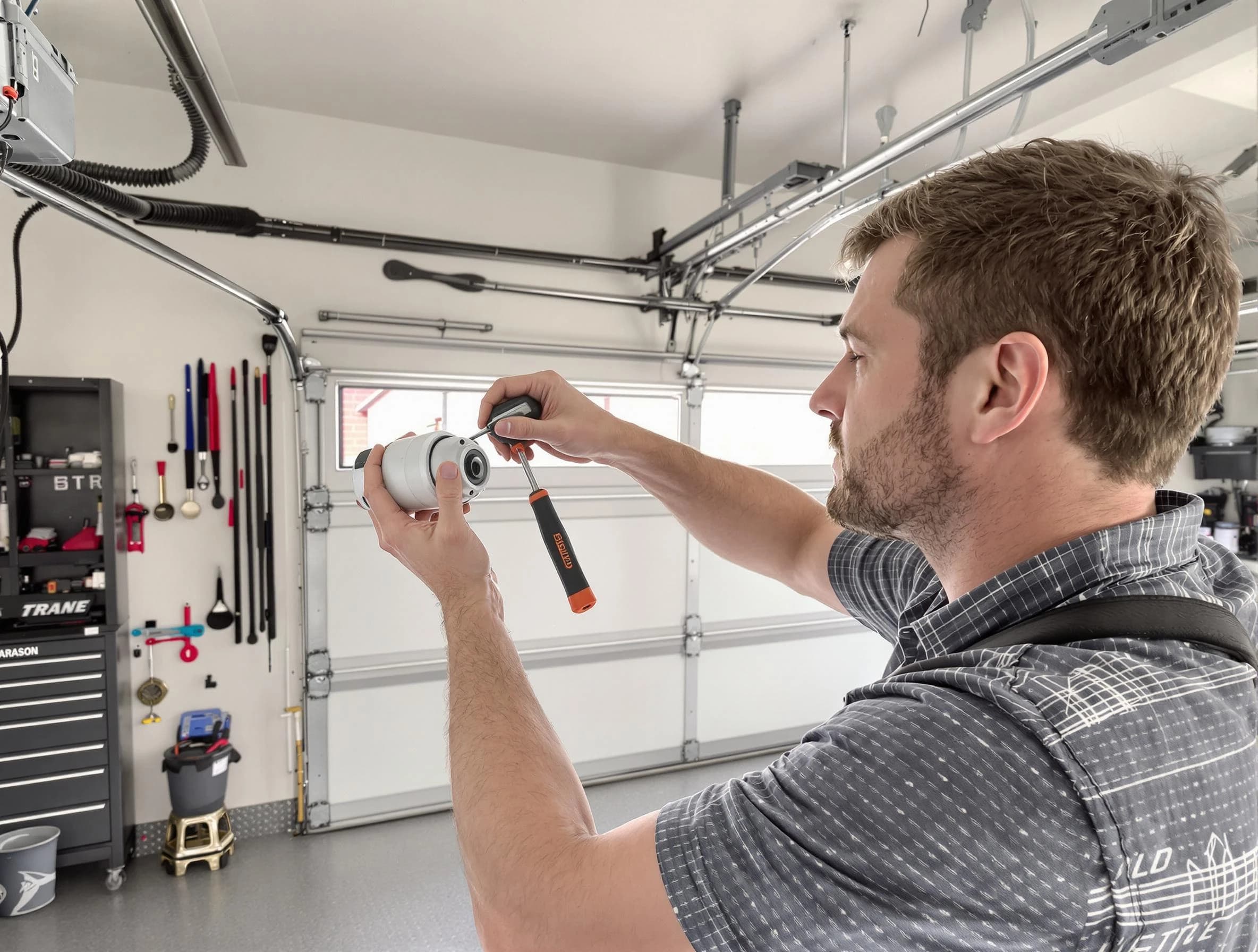 Garage door opener repair service by Pinson Garage Door Repair in Pinson