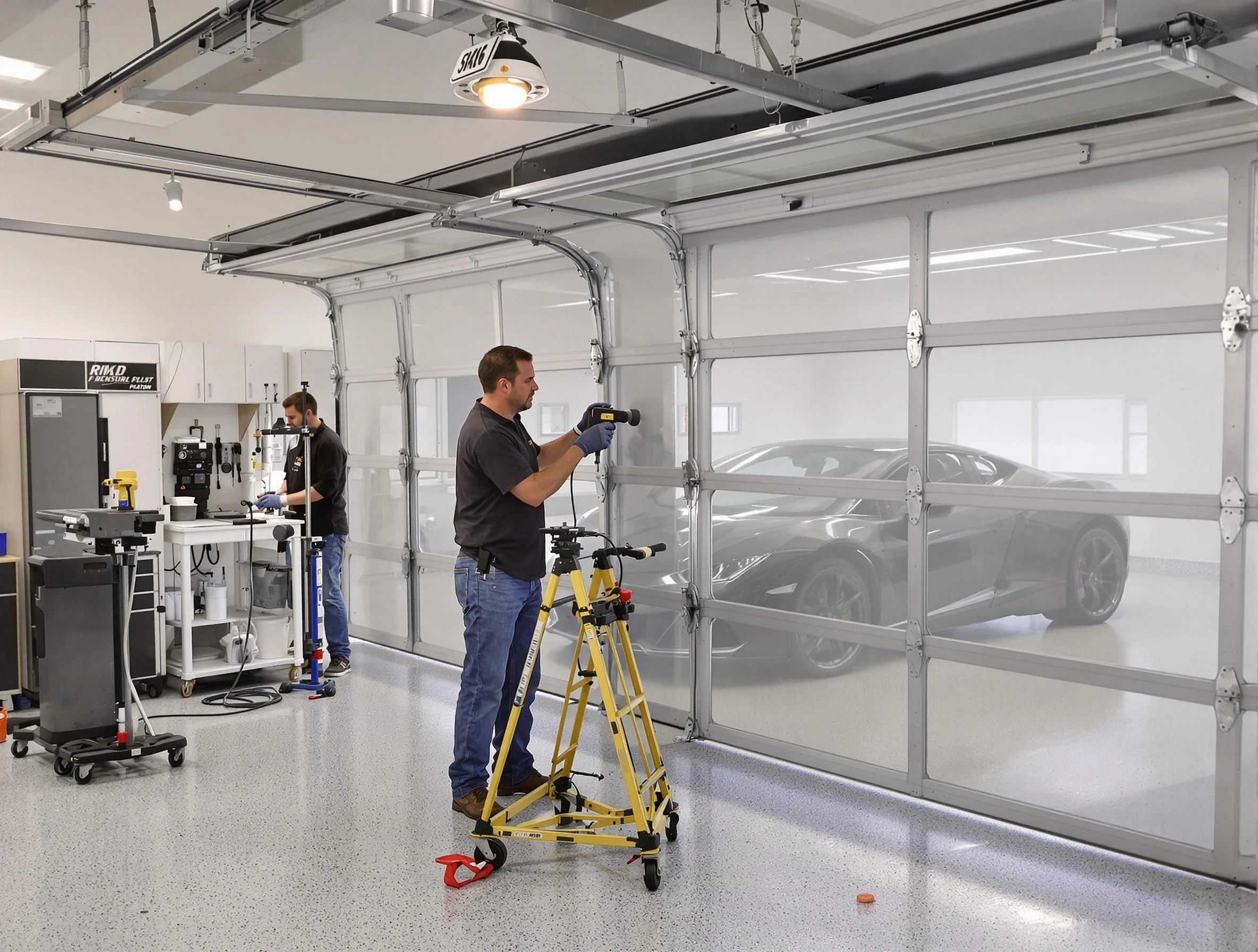 Garage Door Dents Repair in Pinson