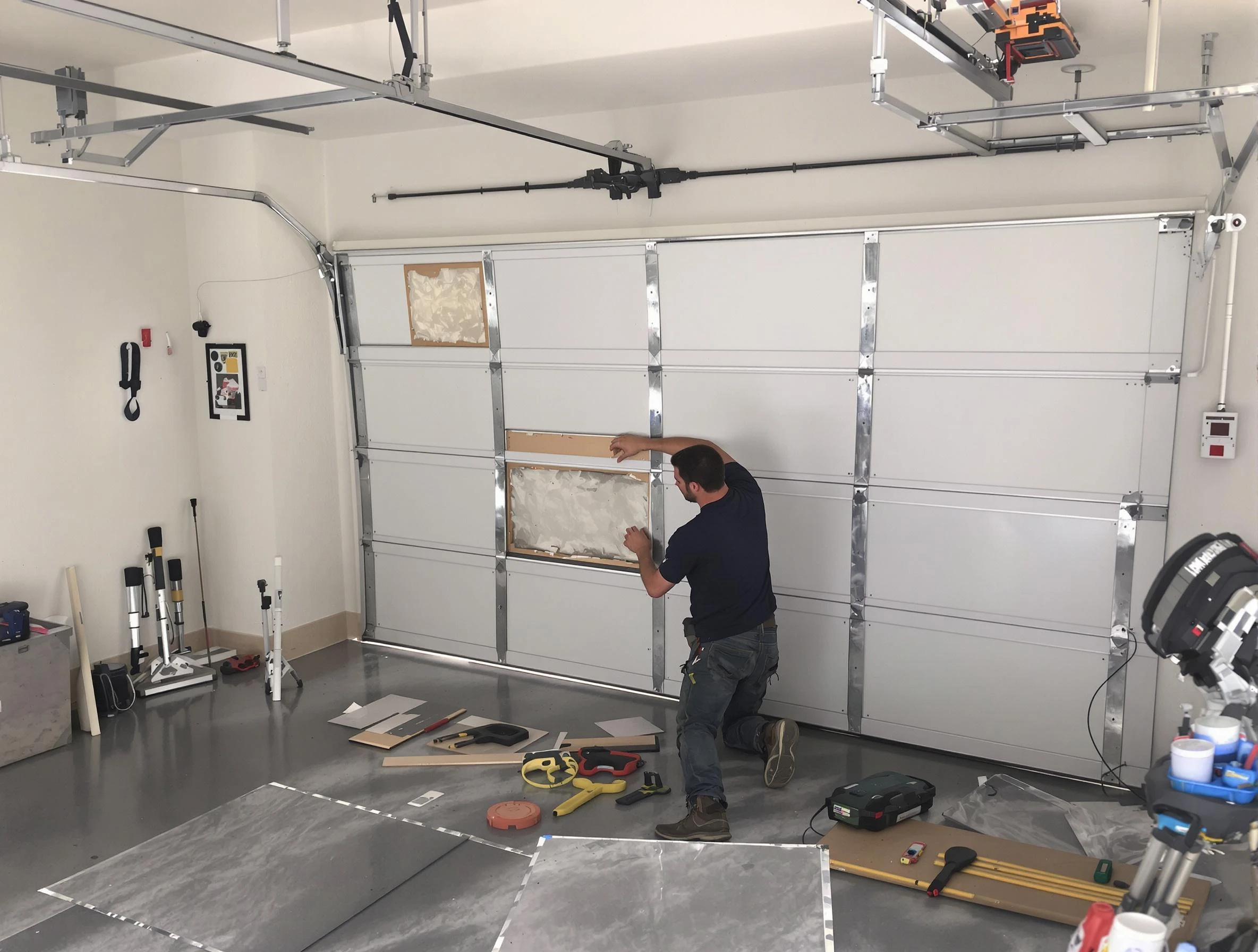Garage Door Panel Repair in Pinson