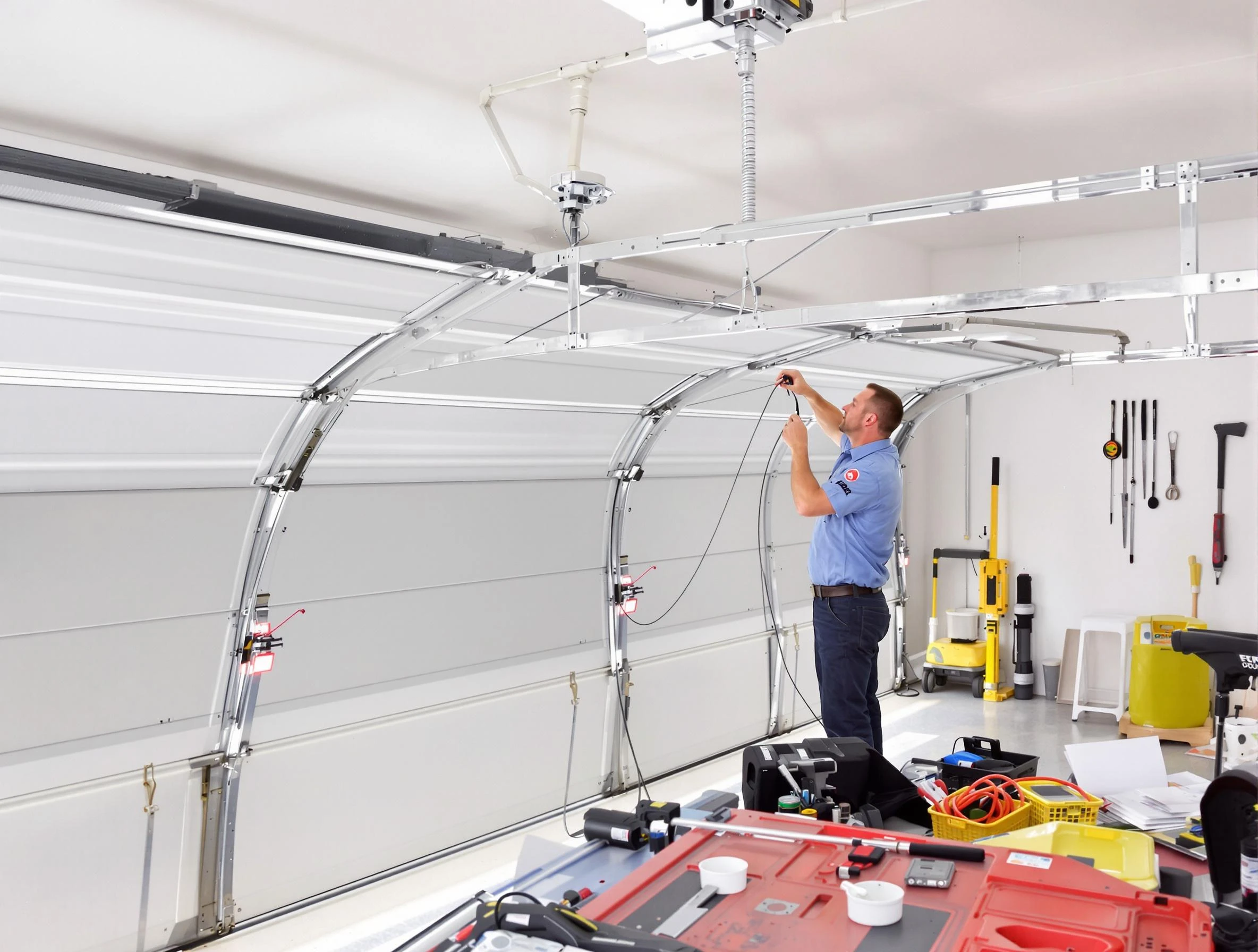 Garage door cable repair service by Pinson Garage Door Repair in Pinson