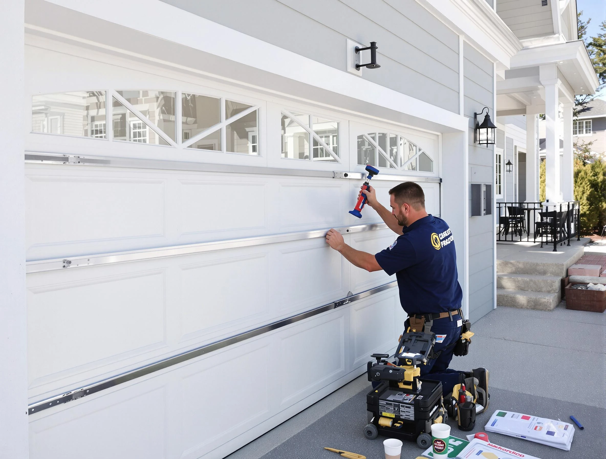 Professional garage door installation by Pinson Garage Door Repair in Pinson
